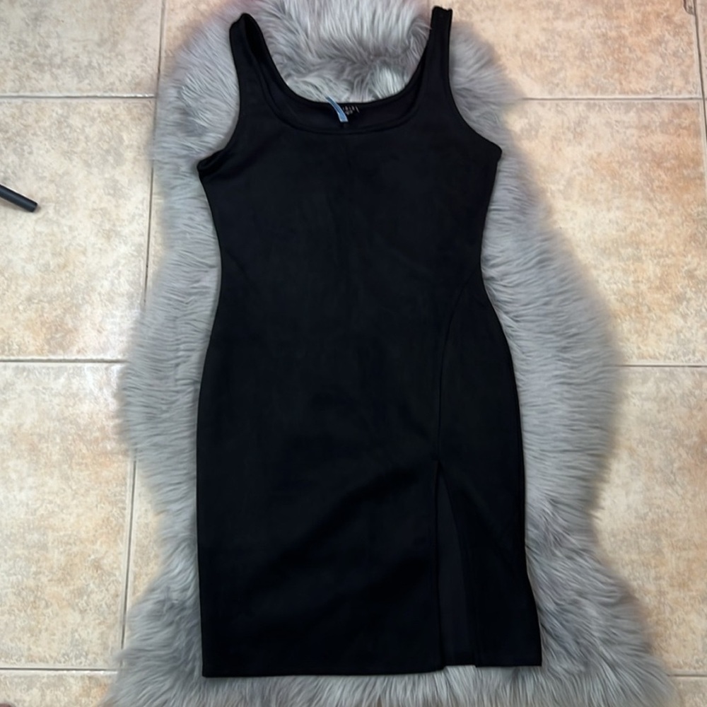 Iris Black Mini Dress